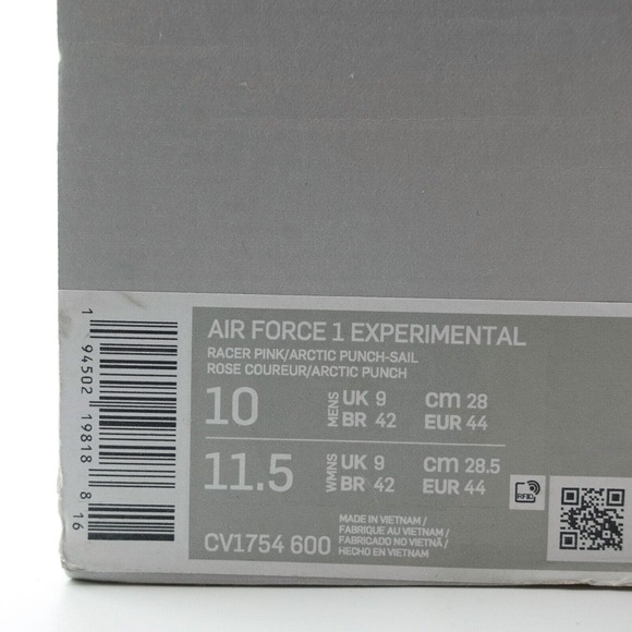 Mens Nike Air Force 1 Experimental Racer Pink Shoes CV1754-600 Size 10 main image 8